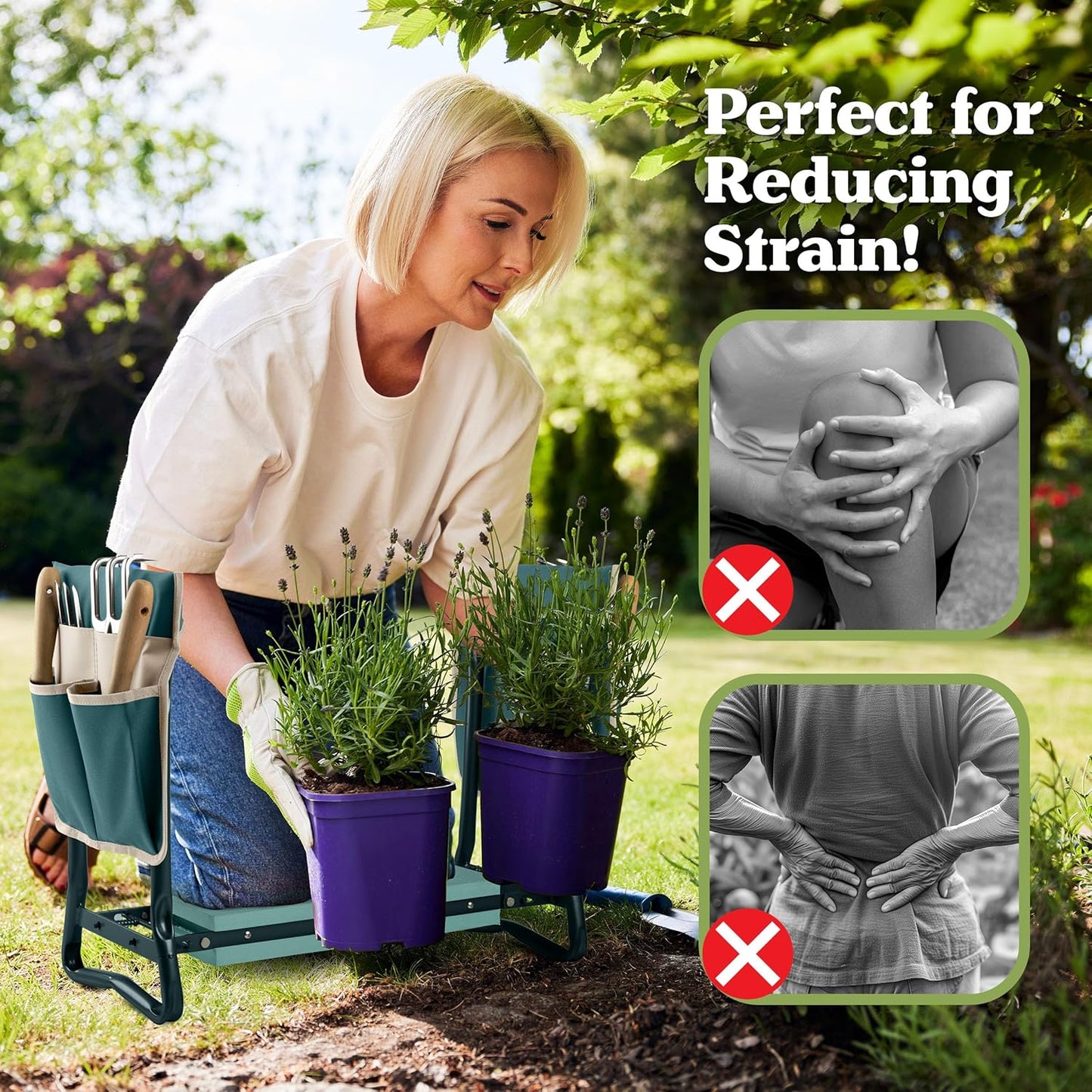 GardenEase Kneeler and Seat